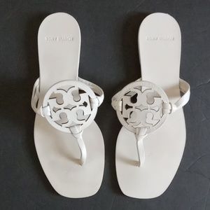 Tory Burch Square Toe Miller Sandals Size 6.5
